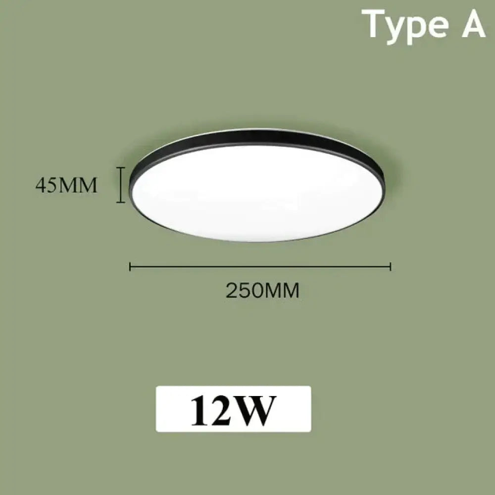 Plafoniere a led Moderne lampade da soffitto a LED Lampade a pannello tondo 12W 24W per soggiorno cucina