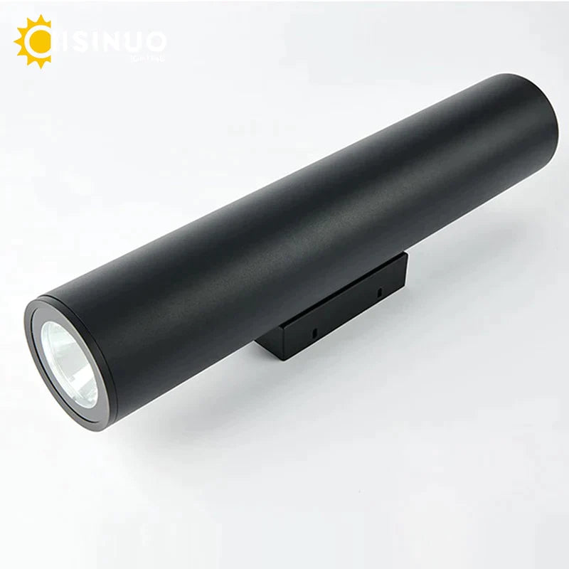 Wasserdichte Outdoor-LED-Wandleuchte, moderne IP67-Aluminium-Wandleuchte, Schwarz-Weiß-Garten-Veranda-Wandleuchte, 96 V, 220 V, Wandleuchte