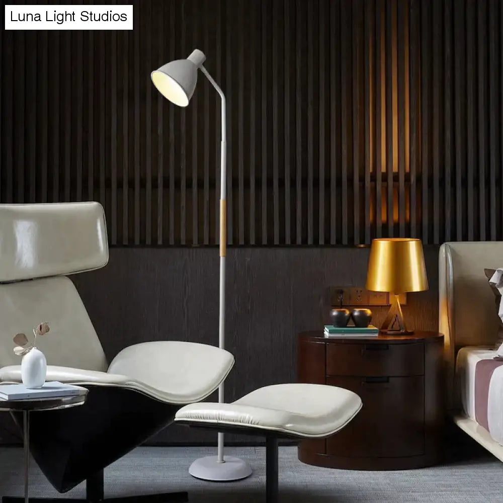 Lampada da terra semplice a LED per soggiorno Lampada da comodino per studio Lampada da terra per camera da letto