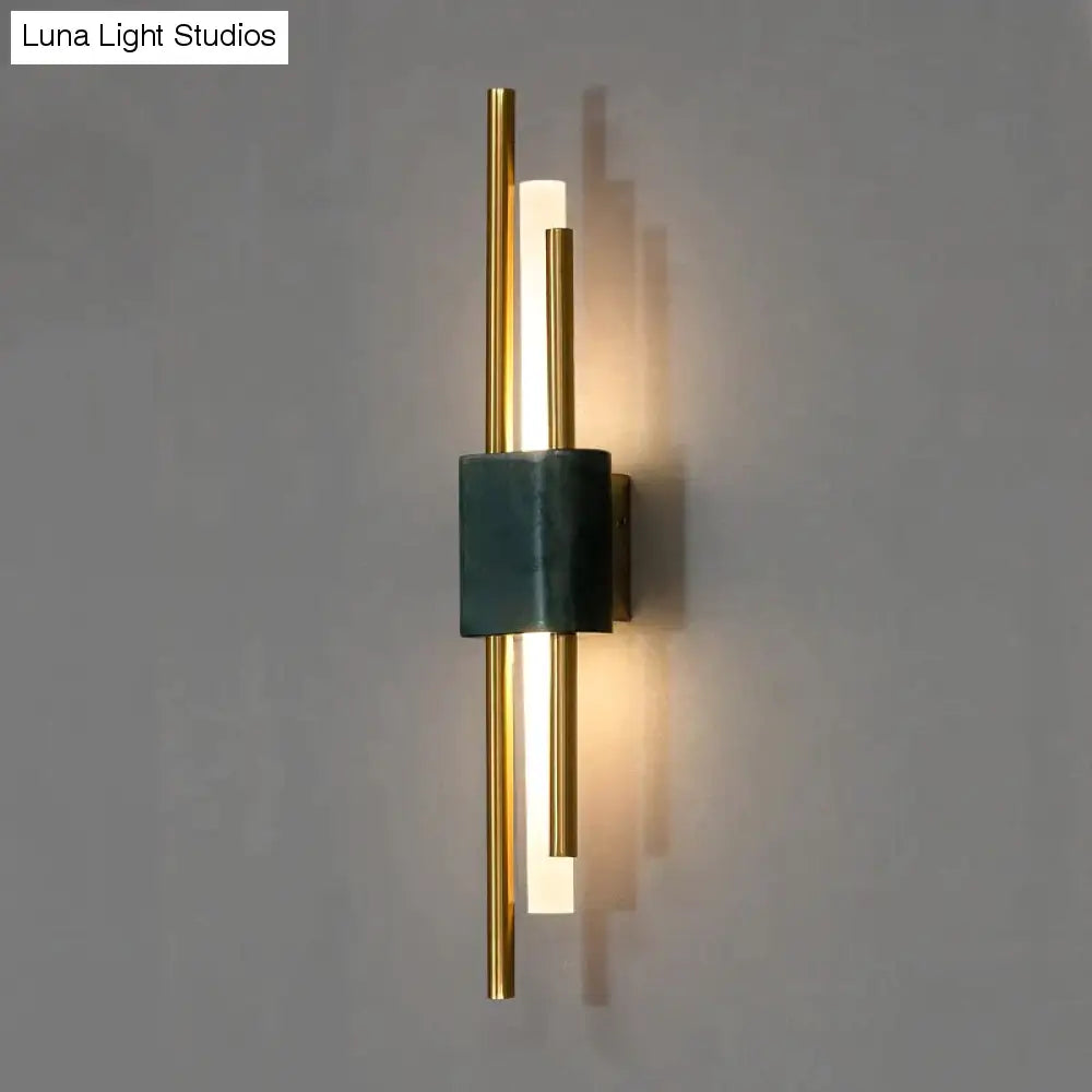 Moderne marmeren led-wandlamp voor woonkamer slaapkamer badkamer loft decor