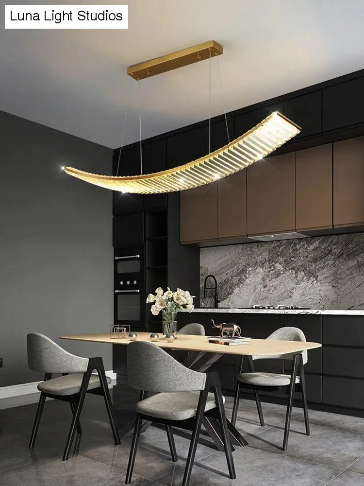 Shopia - Lustre à suspension en cristal de luxe - Conception d'éclairage moderne