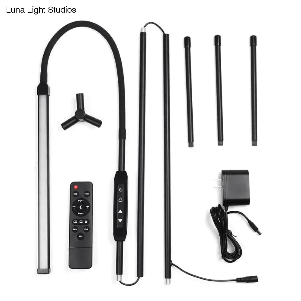 EU/Us-stecker Einstellbare Höhe Boden Lampen Für LED Licht Clamp Fernbedienung Dimmbare Lesen Desktop Lampe Stativ Studie zimmer