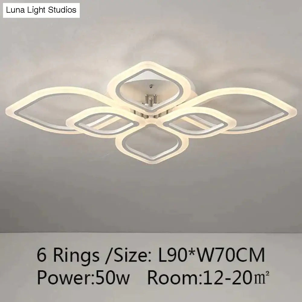 Moderne plafondverlichting LED-lamp voor woonkamer slaapkamer studeerkamer witte kleur opbouw plafondlamp deco