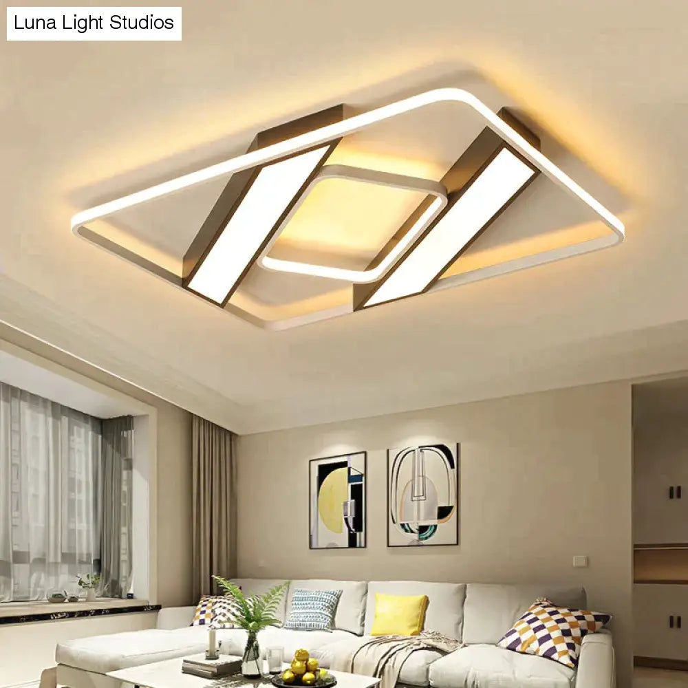 Mavesan-luces de techo Led acrílicas para sala de estar, plafón para el hogar, 10-25 metros cuadrados, accesorios de iluminación, lámpara Led, plafón