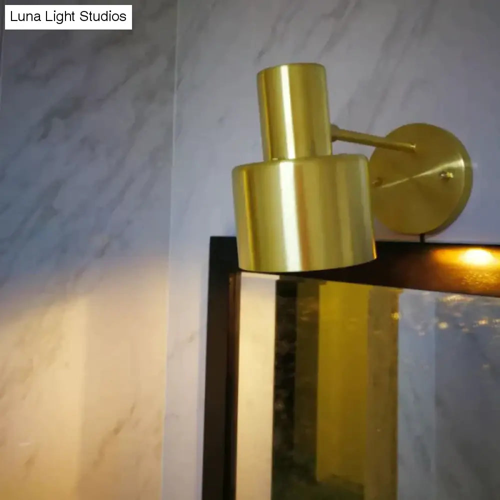 Noordse gouden woonkamer slaapkamer nachtkastje badkamer koperen wandlamp