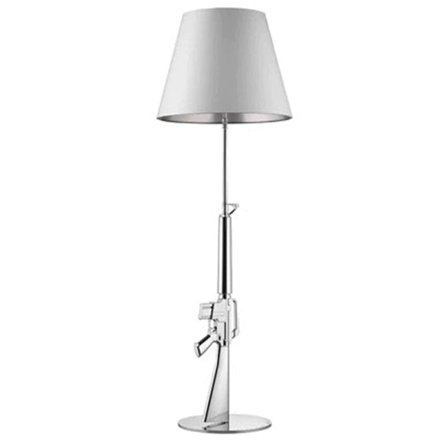 Nordic Modern AK47 Gun_Lounge Silbrig Gold Glanz Schlafzimmerlampe LED Stehlampen Kinder Kinderzimmer Leuchten Home Loft Dekor