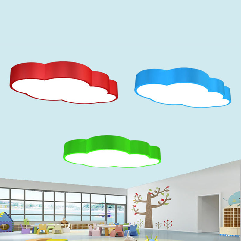 Wolkenförmige Kinderzimmer-Deckenlampe aus Acryl, 18