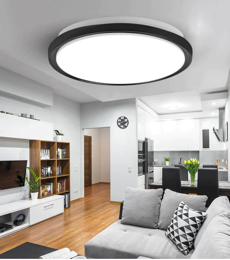 Led-deckenleuchten Moderne Leds Deckenleuchte Leuchten Runde Panel Lampen 12 Watt 24 Watt Für Wohnzimmer Küche