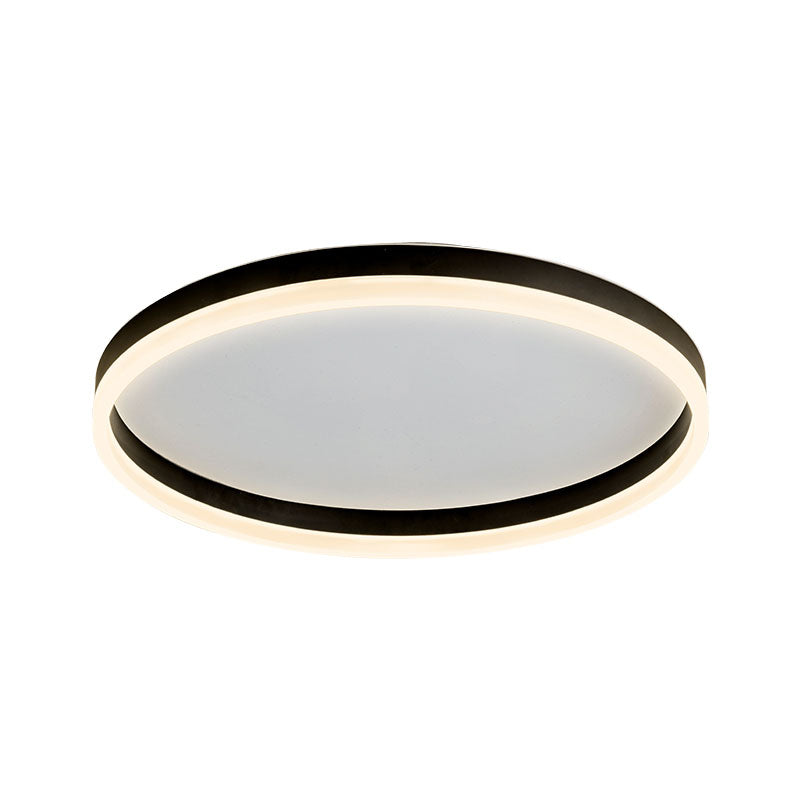Minimalistische LED-ronde inbouwmontage voor slaapkamers met acrylafdekking