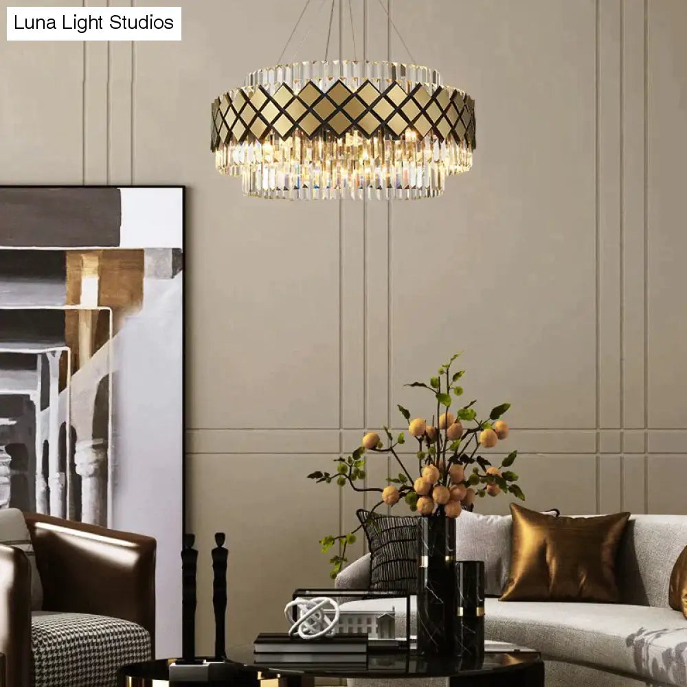 Neva - Designer Crystal LED Chandelier For Dinning Room Living room