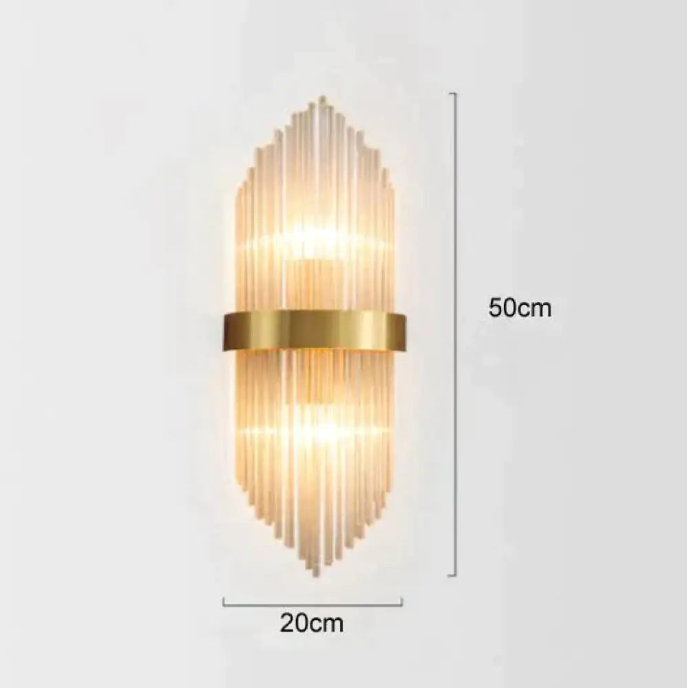 Modern Luxury Living Room Background Wall Lamp Bedroom Bedside Copper Wall Lamp