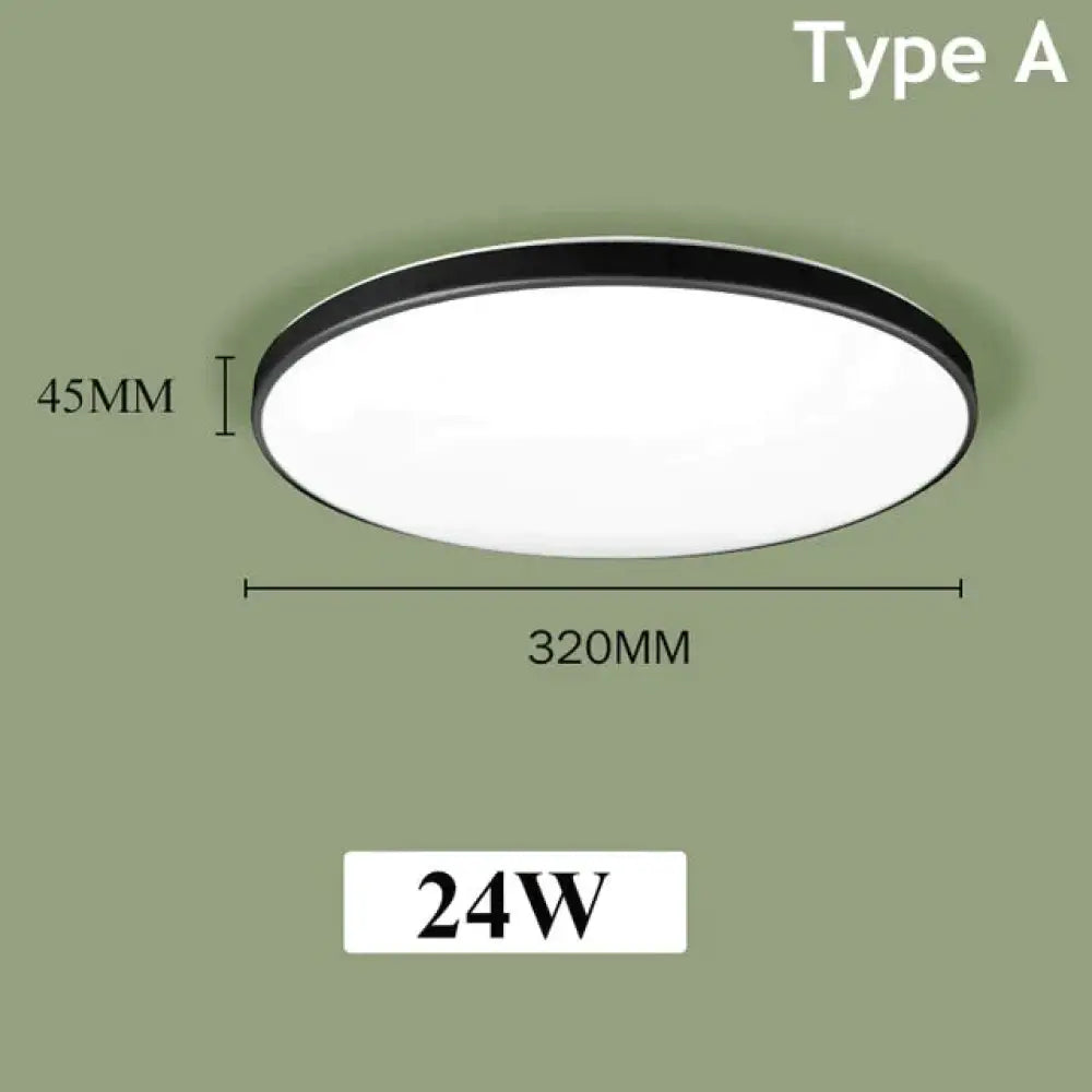 Plafoniere a led Moderne lampade da soffitto a LED Lampade a pannello tondo 12W 24W per soggiorno cucina