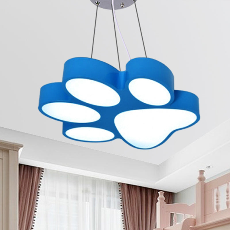 Lampe suspendue LED de dessin animé - Lampe suspendue de salle de bain Doggy Paw