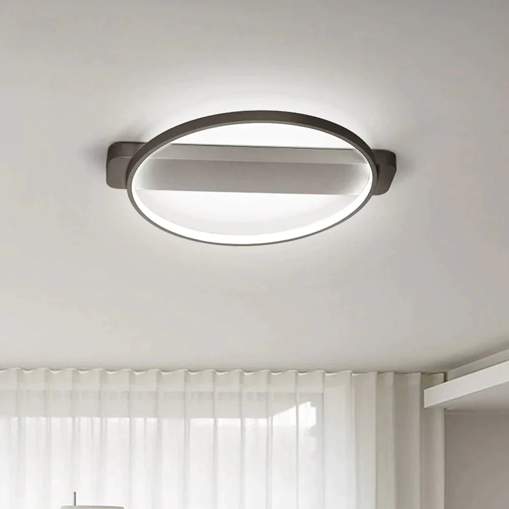 Plafonnier Led circulaire nordique, luminaire de salon, chambre à coucher, cuisine, montage en Surface, plafonnier avec télécommande