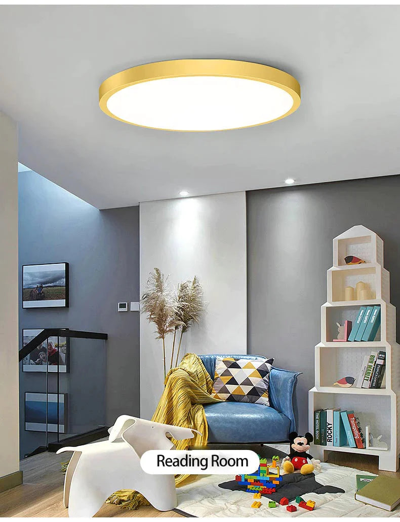 Plafonnier LED rond 15W 20W 30W 50W, luminaire de cuisine, luminaire moderne monté en Surface, idéal pour une pièce ou une pièce