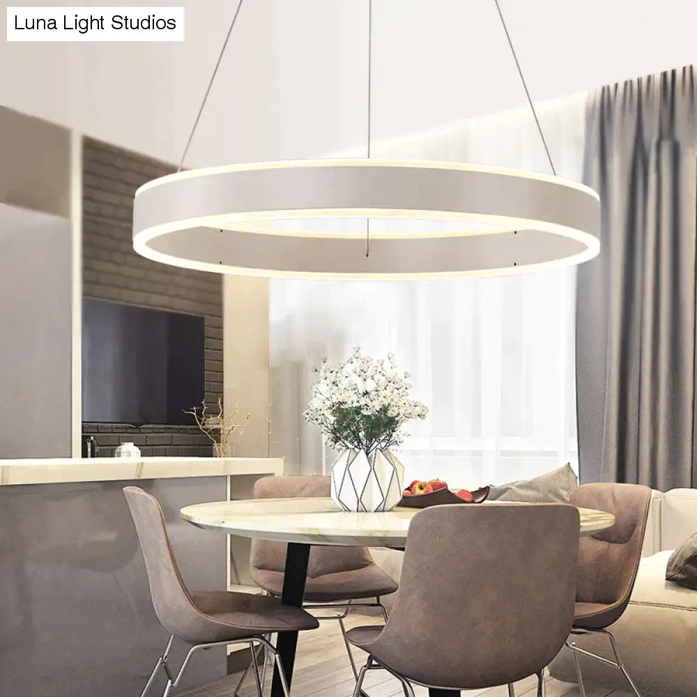 Moderne LED-Ring-Pendelleuchten für Esszimmer, Wohnzimmer, Restaurant, Küche, Hängeleuchte