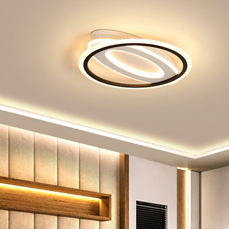 Oval LED Ceiling Flush Mount - 16.5