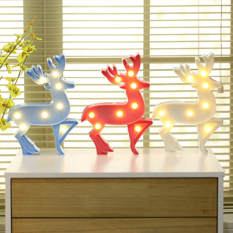 Lampada da tavolo da camera per ragazze con luce notturna modellabile a LED con gancio - Decorazione novità, alimentata a batteria