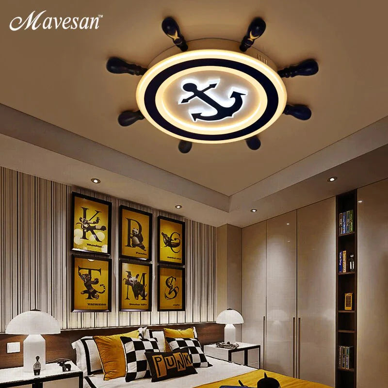 Lampa sufitowa LED do sypialni w gabinecie