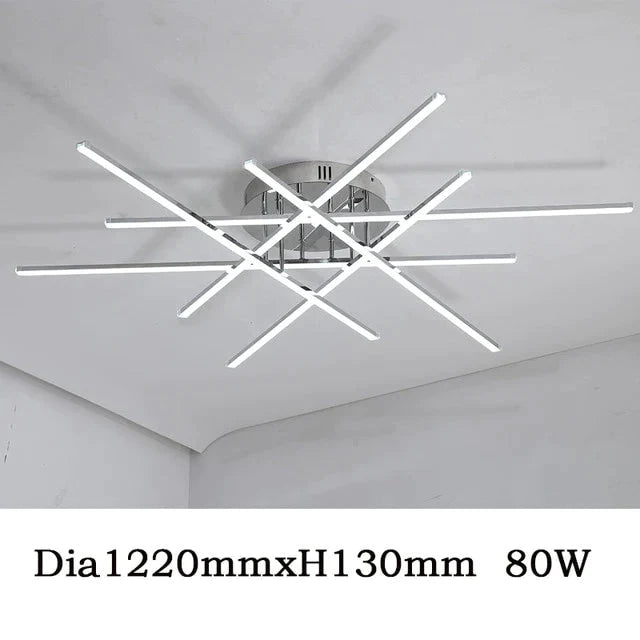 Chromowane wykończenie Nowoczesne lampy sufitowe LED do salonu Sypialnia Gabinet Lampa sufitowa Home Deco
