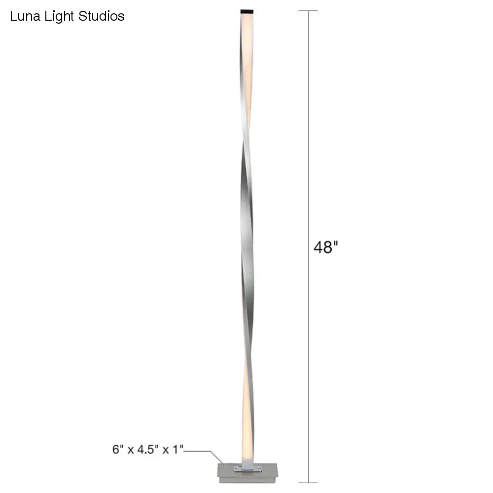 Moderne LED-vloerlamp voor woonkamers Moderne staande paallamp voor studeerkamers Kantoren Helder dimbaar vloerlicht