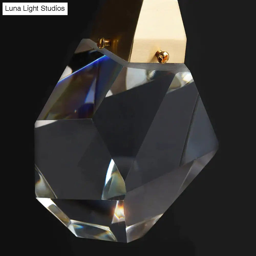 Moderne kristallen LED volledig koperen wandlamp