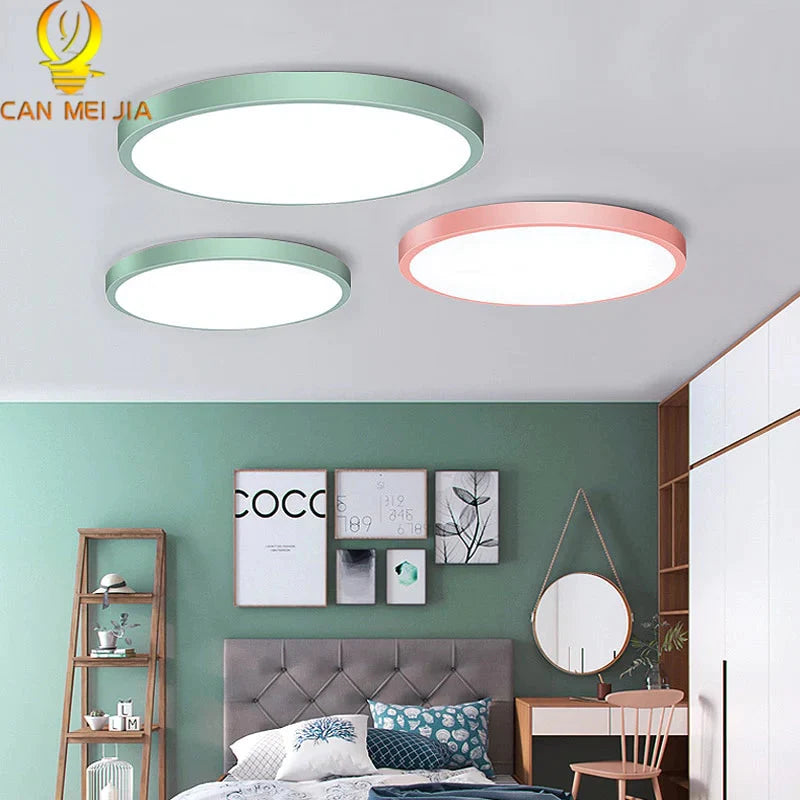 Plafonnier LED rond 15W 20W 30W 50W, luminaire de cuisine, luminaire moderne monté en Surface, idéal pour une pièce ou une pièce