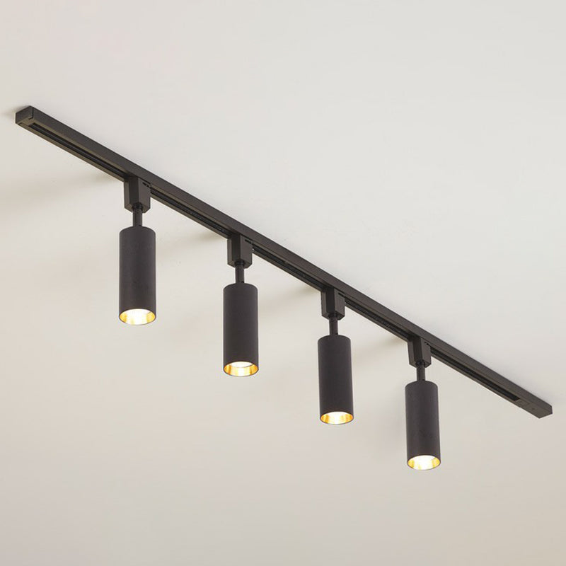 Buisvormige LED-raillamp in Scandinavische stijl - Moderne metalen woonkamerspot