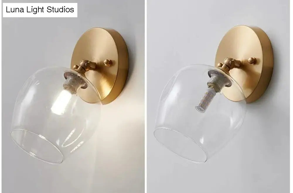 Nordic Wind slaapkamer nachtkastje hal koperen wandlamp