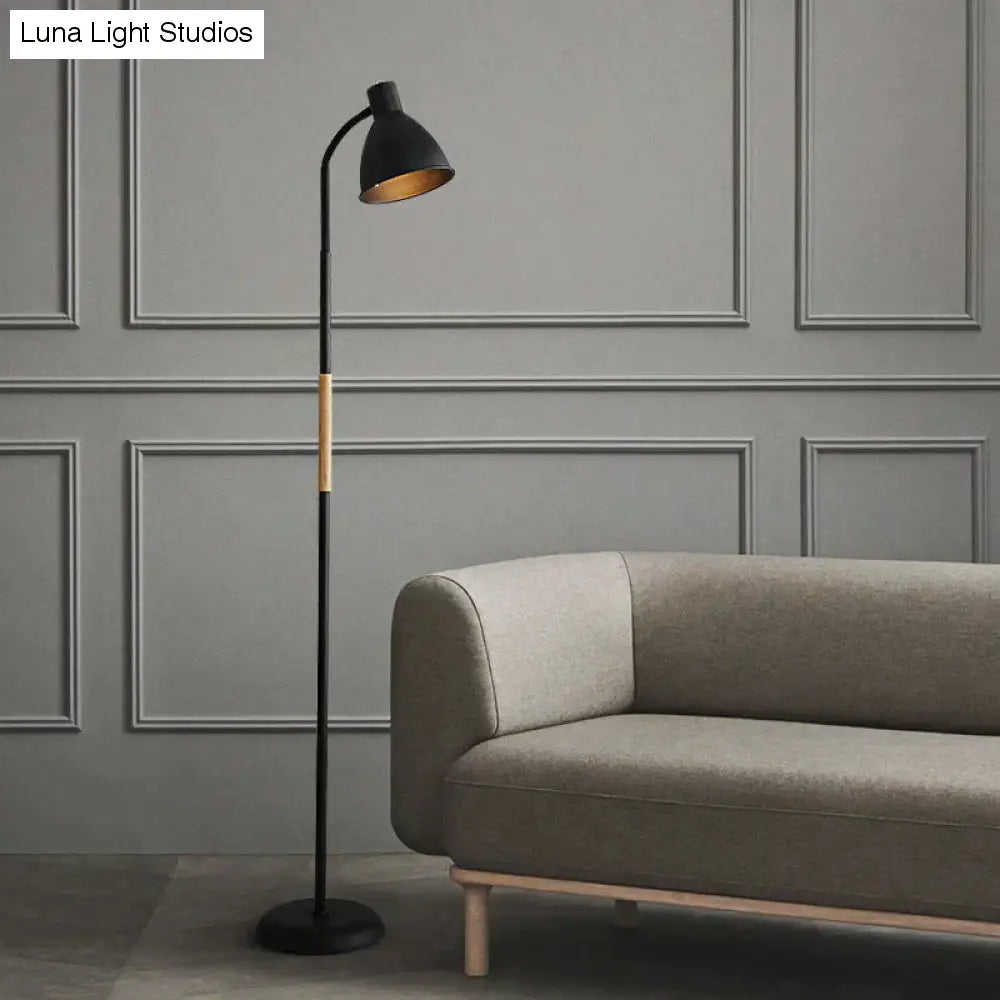Lampada da terra semplice a LED per soggiorno Lampada da comodino per studio Lampada da terra per camera da letto