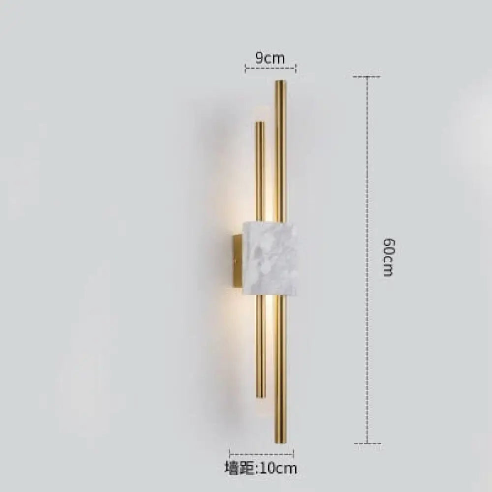Moderne marmeren led-wandlamp voor woonkamer slaapkamer badkamer loft decor