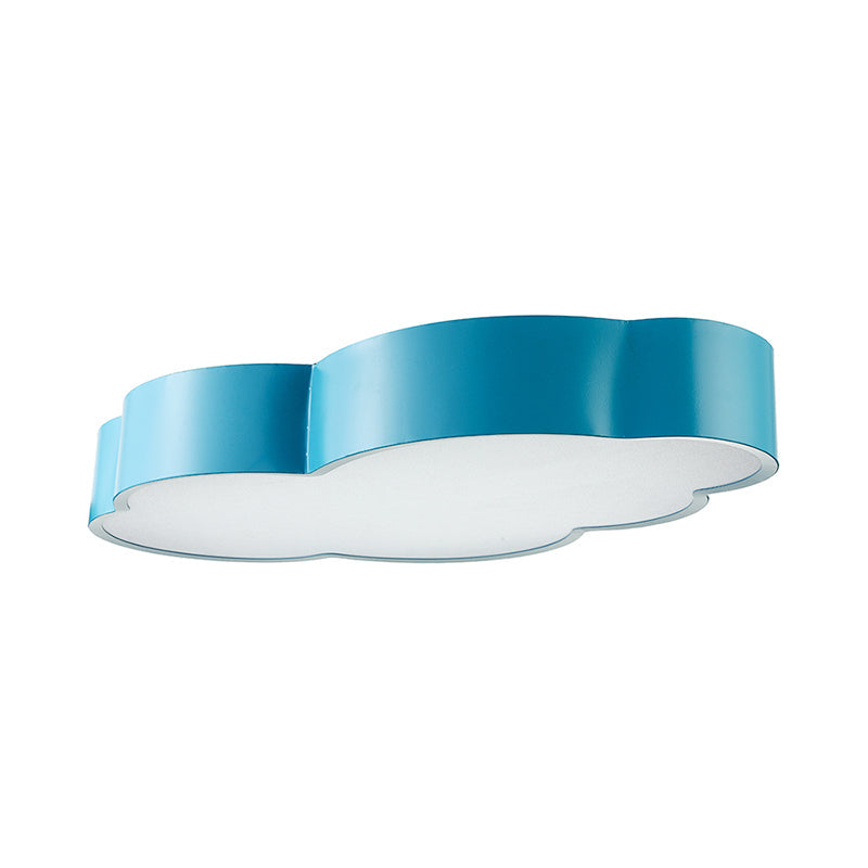 Lampa sufitowa LED Cartoon Cloud Design do przedszkola – akrylowa lampa do montażu podtynkowego