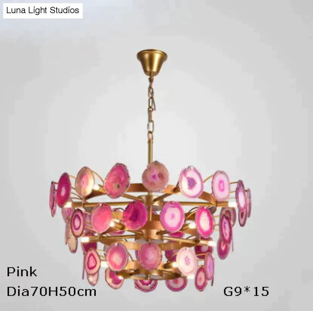 Led G9 Postmoderno Ferro Agata Designer Lampada a LED Luce a LED. Luci a sospensione. Lampada a sospensione. Lampada a sospensione per sala da pranzo Foyer Store