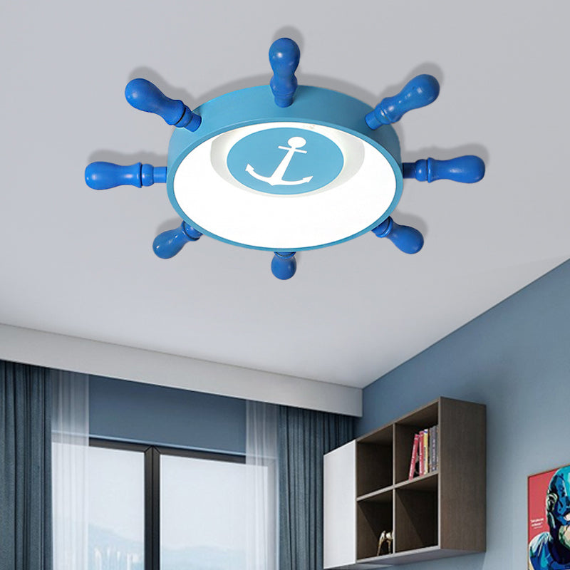 Blue Rudder Kids LED Flush Mount Fixture - 19.5