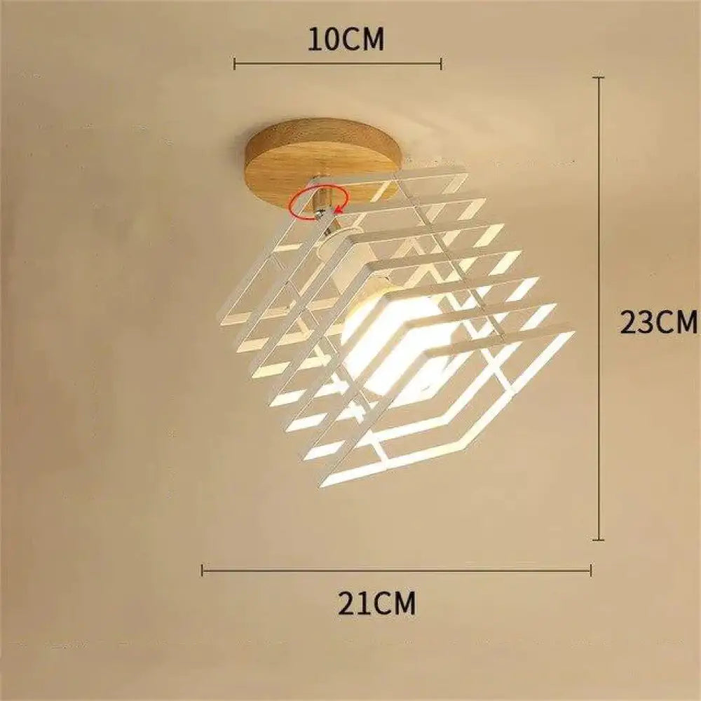 Plafonnier nordique en fer forgé, design moderne et minimaliste, luminaire décoratif de plafond, idéal pour un bureau, une chambre à coucher ou une chambre à coucher, créatif