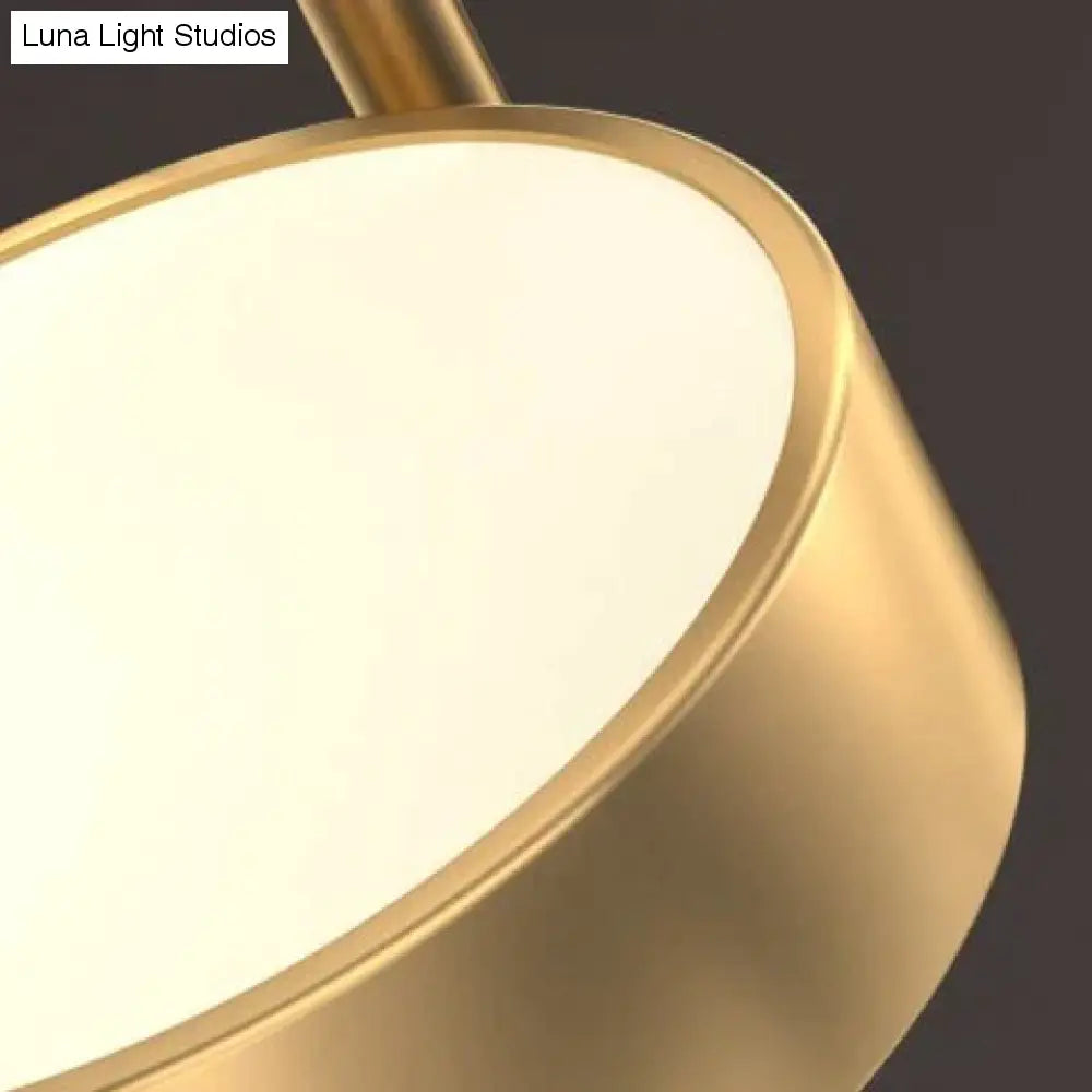 Nordic Light Luxe bedlampje Slaapkamer Volledig koperen wandlamp
