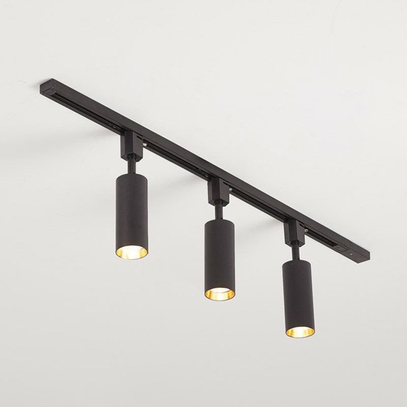 Buisvormige LED-raillamp in Scandinavische stijl - Moderne metalen woonkamerspot