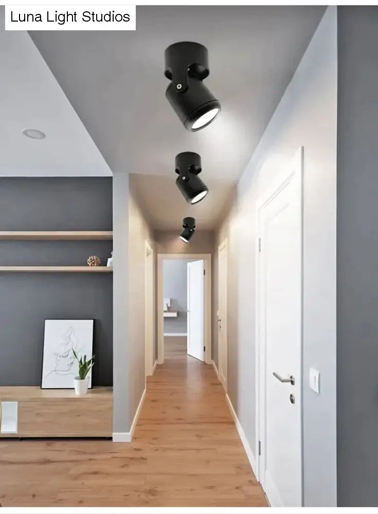 Morden LED plafonnier 20w 15w 10w plafonniers salon luminaire chambre cuisine 360 ​​degrés rotation Spot lumière