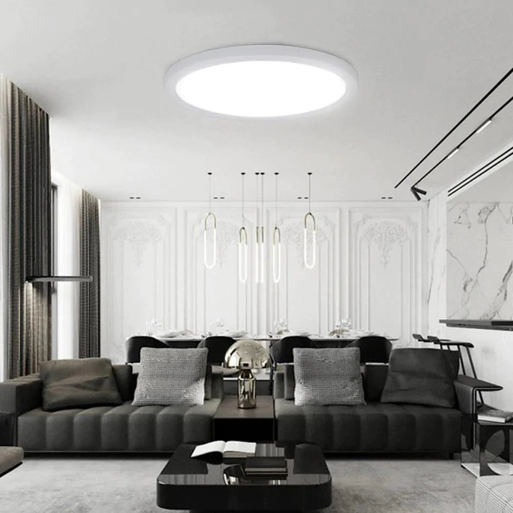 Plafond moderne à LEDs panneau lumineux lampe monté en Surface 6W 9W 13W 18W 24W 36W 48W vers le bas lumière maison salon cuisine