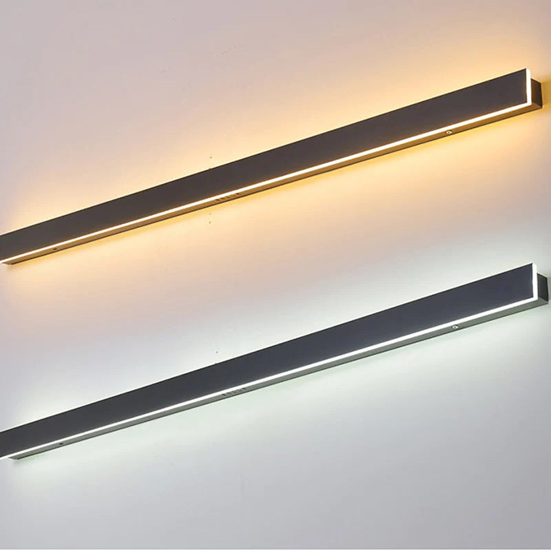 Wasserdichte Außenwandleuchte LED Lange Wandleuchte IP65 Aluminium Licht Garten Villa Veranda Wandleuchte Licht 110V 220V Wandleuchte Leuchte
