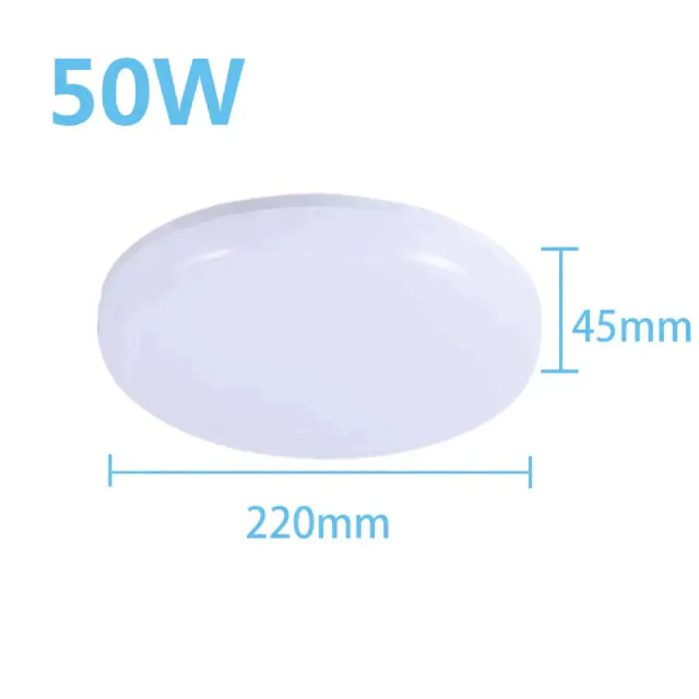 Luces de techo LED modernas, iluminación redonda de 16W, 15W, 20W, 30W, 50W, lámpara de techo Led para el hogar, dormitorio, baño y sala de estar