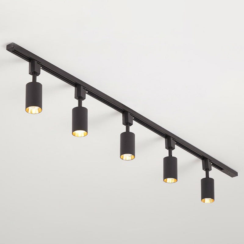 Buisvormige LED-raillamp in Scandinavische stijl - Moderne metalen woonkamerspot