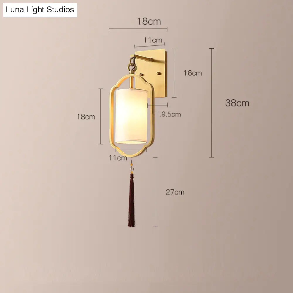 Creatieve wandlamp slaapkamer bedlampje achtergrond koperen wandlamp