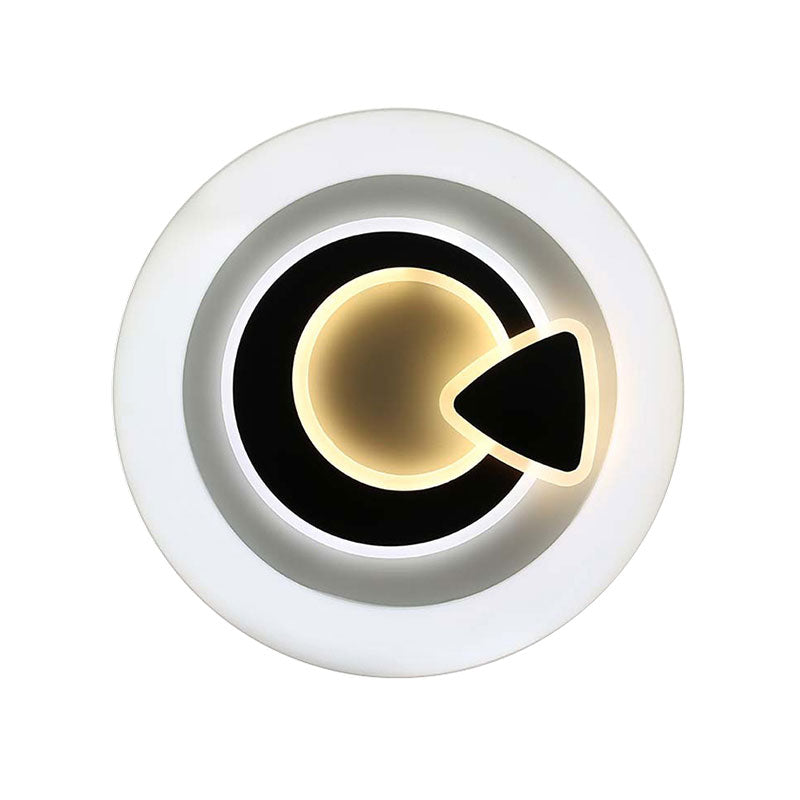 Modern White LED Ceiling Light – Stylish Acrylic Lamp for Kitchen Hallway