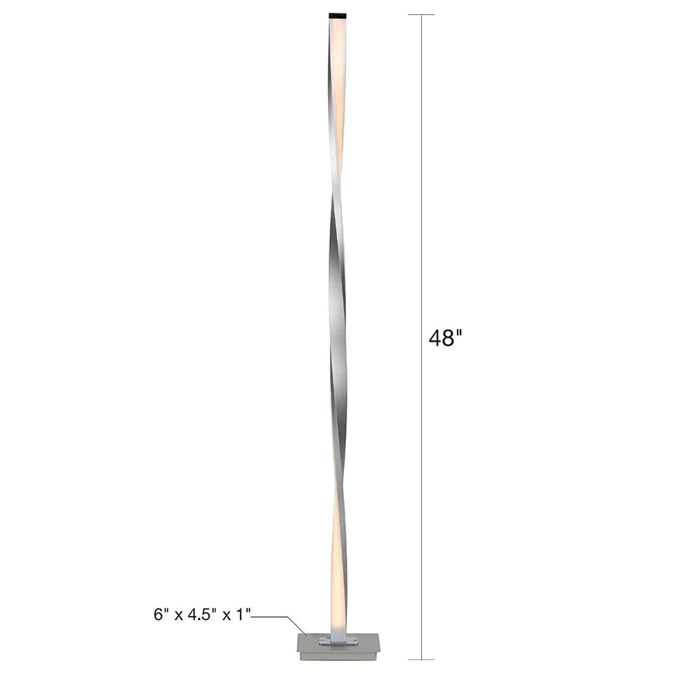 Moderne LED-vloerlamp voor woonkamers Moderne staande paallamp voor studeerkamers Kantoren Helder dimbaar vloerlicht