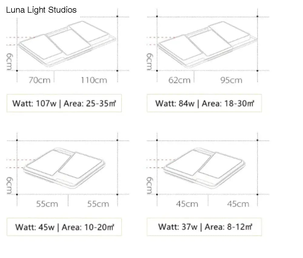 Moderne Deckenleuchten mit Fernbedienung, dimmbar, LED-Deckenleuchte für Esszimmer, Wohnzimmer, Schlafzimmer, Küche, Heimdekoration