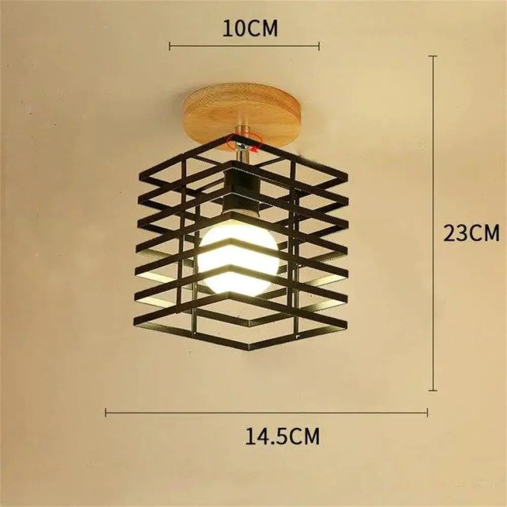 Plafonnier nordique en fer forgé, design moderne et minimaliste, luminaire décoratif de plafond, idéal pour un bureau, une chambre à coucher ou une chambre à coucher, créatif