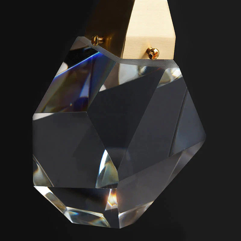Moderne kristallen LED volledig koperen wandlamp