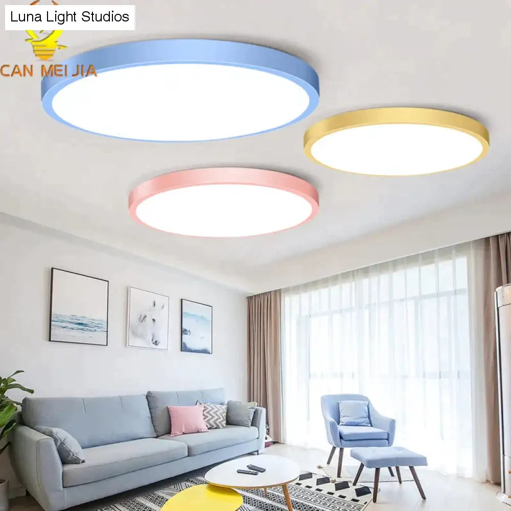 Plafonnier LED rond 15W 20W 30W 50W, luminaire de cuisine, luminaire moderne monté en Surface, idéal pour une pièce ou une pièce