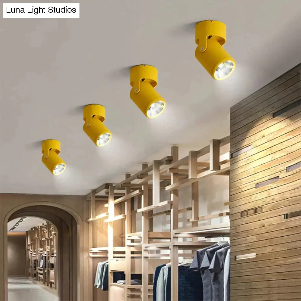 Morden LED plafonnier 20w 15w 10w plafonniers salon luminaire chambre cuisine 360 ​​degrés rotation Spot lumière